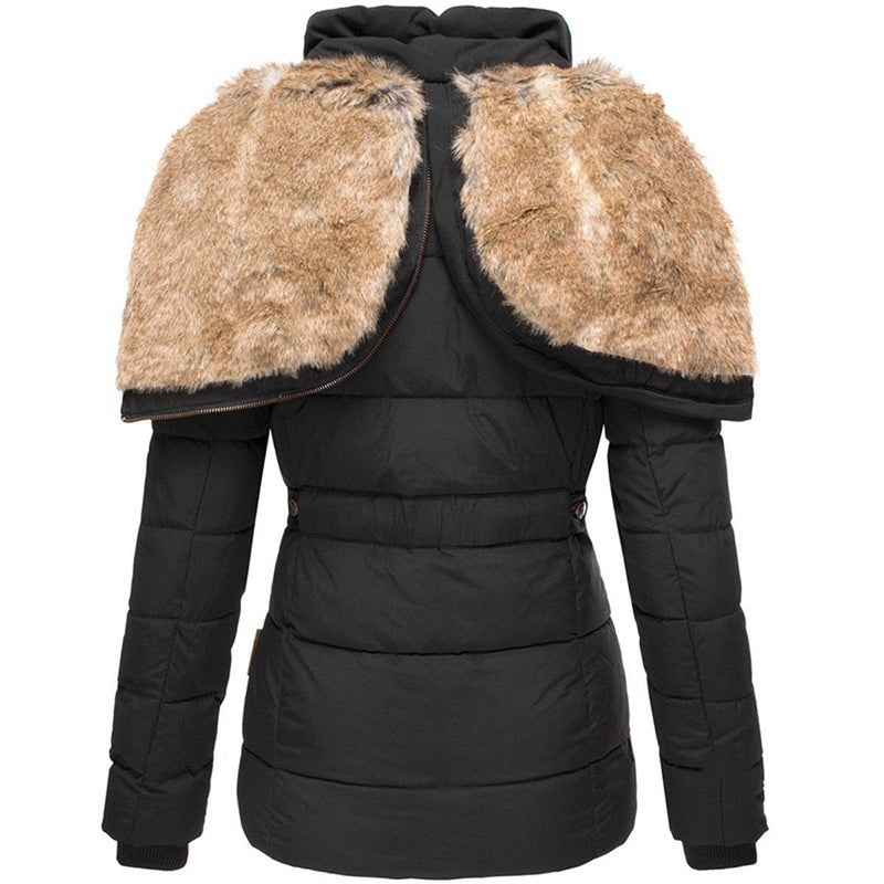 Asia - Winter fur coat with luxurious fur lining