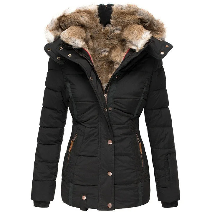 Asia - Winter fur coat with luxurious fur lining