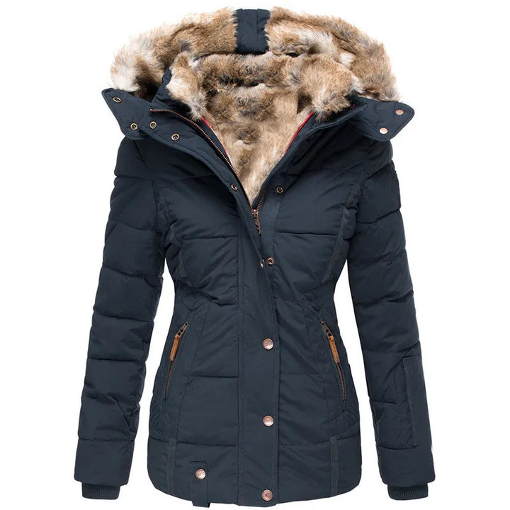 Asia - Winter fur coat with luxurious fur lining
