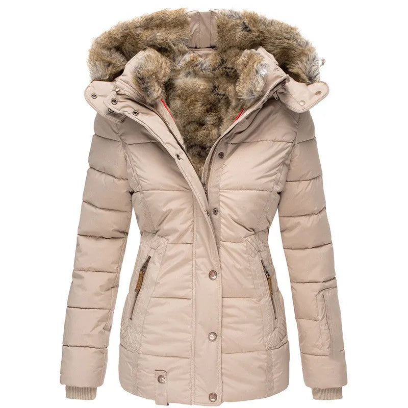 Asia - Winter fur coat with luxurious fur lining