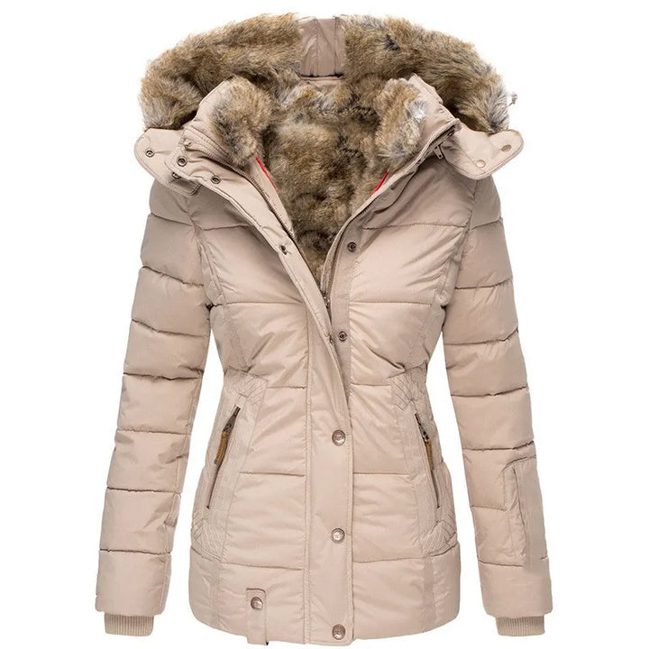 Asia - Winter fur coat with luxurious fur lining