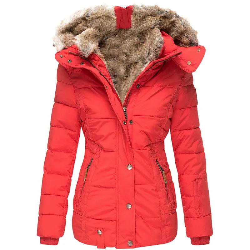 Asia - Winter fur coat with luxurious fur lining