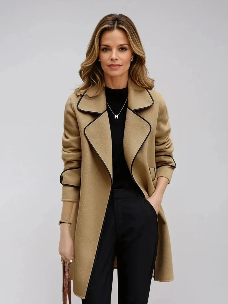 Valentia - Stylish Prestige trench coat for winter elegance