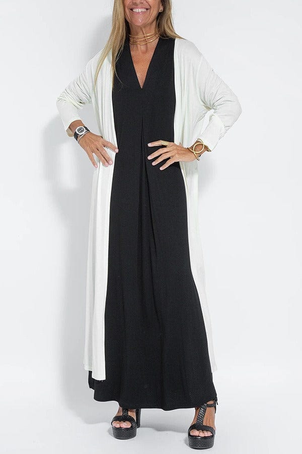 Amina™ | Graceful Dress & Cardigan Set