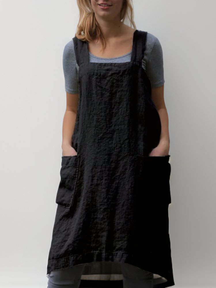 Andi | Simple apron with cross back straps