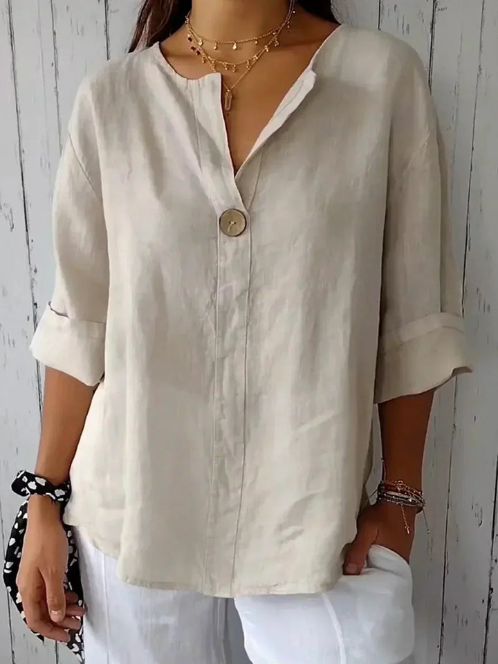 Naomi™ - Casual V-neck Blouse