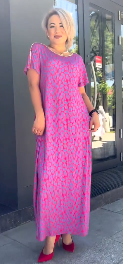 Chloe - Bold & Breezy Leopard Print Dress 💜🐆