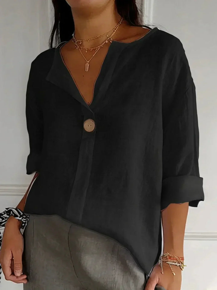 Naomi™ - Casual V-neck Blouse