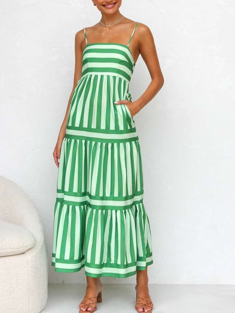 Lindiwe- Striped Maxi Dress