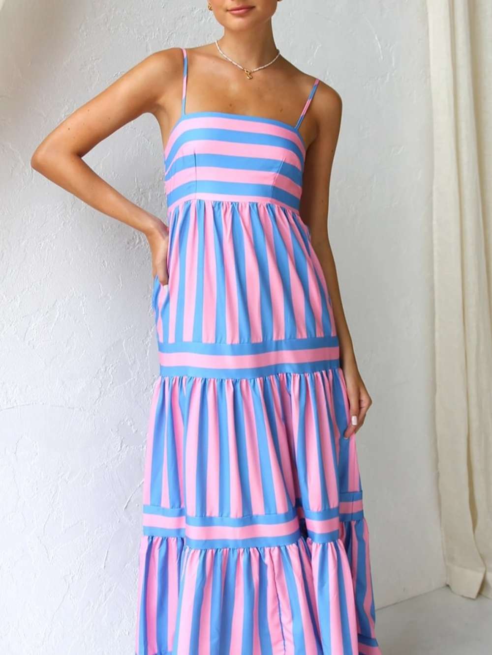 Lindiwe- Striped Maxi Dress