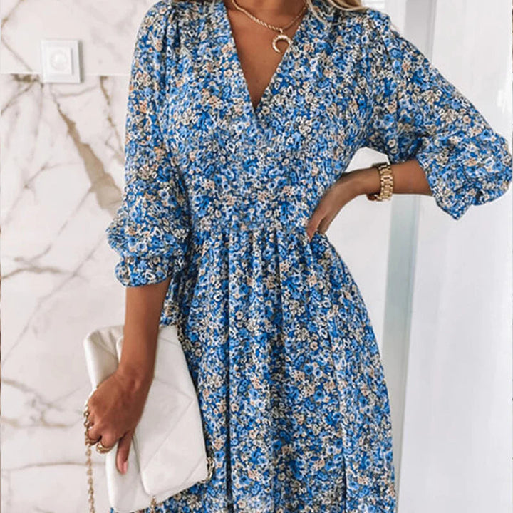 Laureen | Women's Comfortable Floral Print Dress