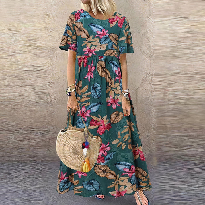 Masie - Comfortable floral dress