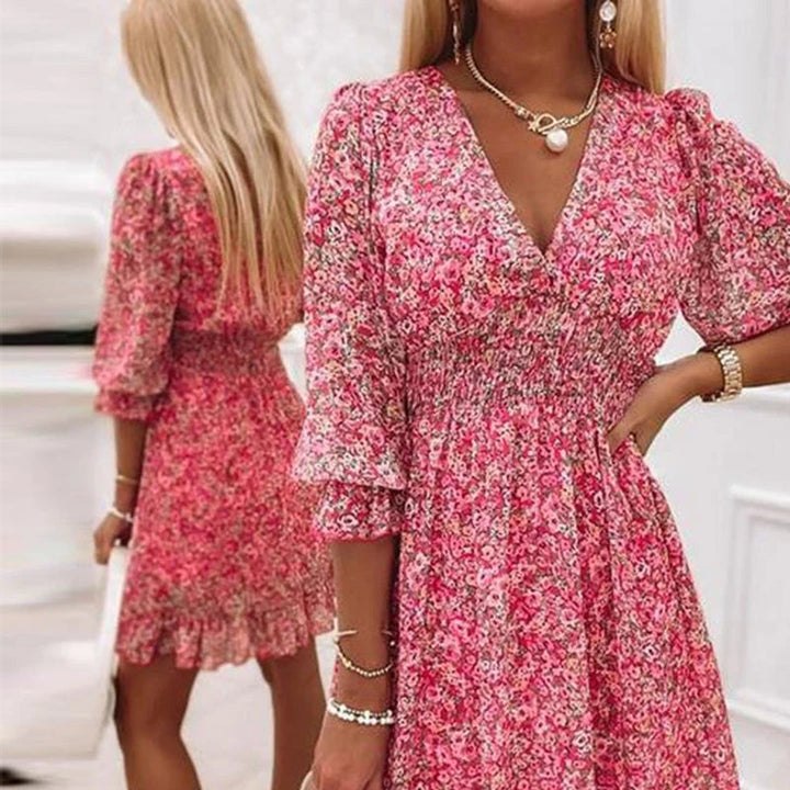 Laureen | Women's Comfortable Floral Print Dress