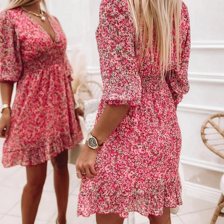 Laureen | Women's Comfortable Floral Print Dress