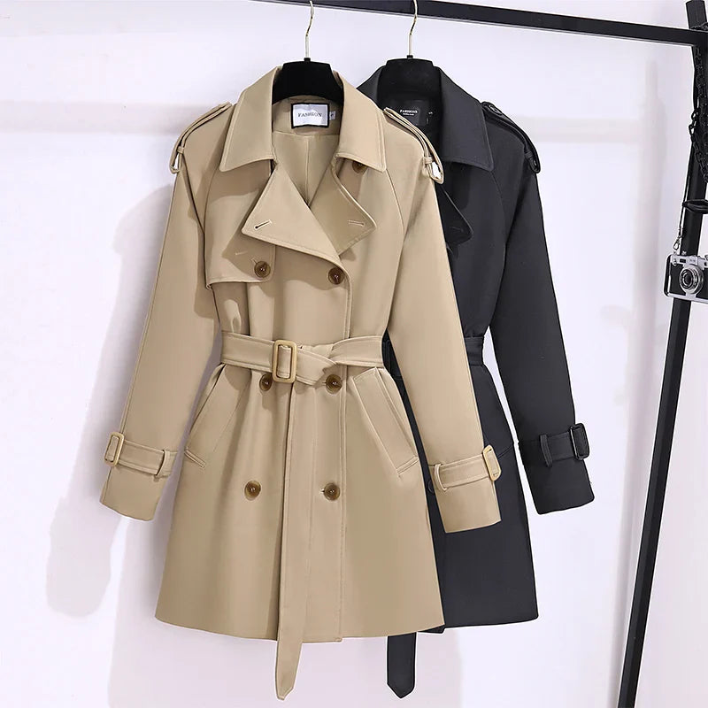 Callista - Elegant Women's Windbreaker Trench Coat