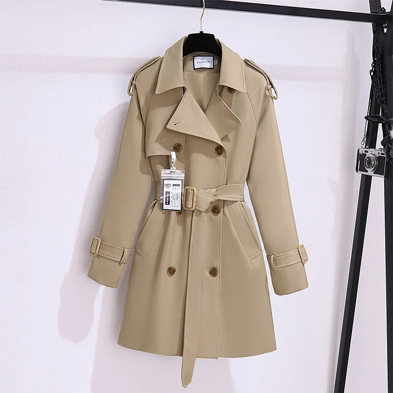 Callista - Elegant Women's Windbreaker Trench Coat