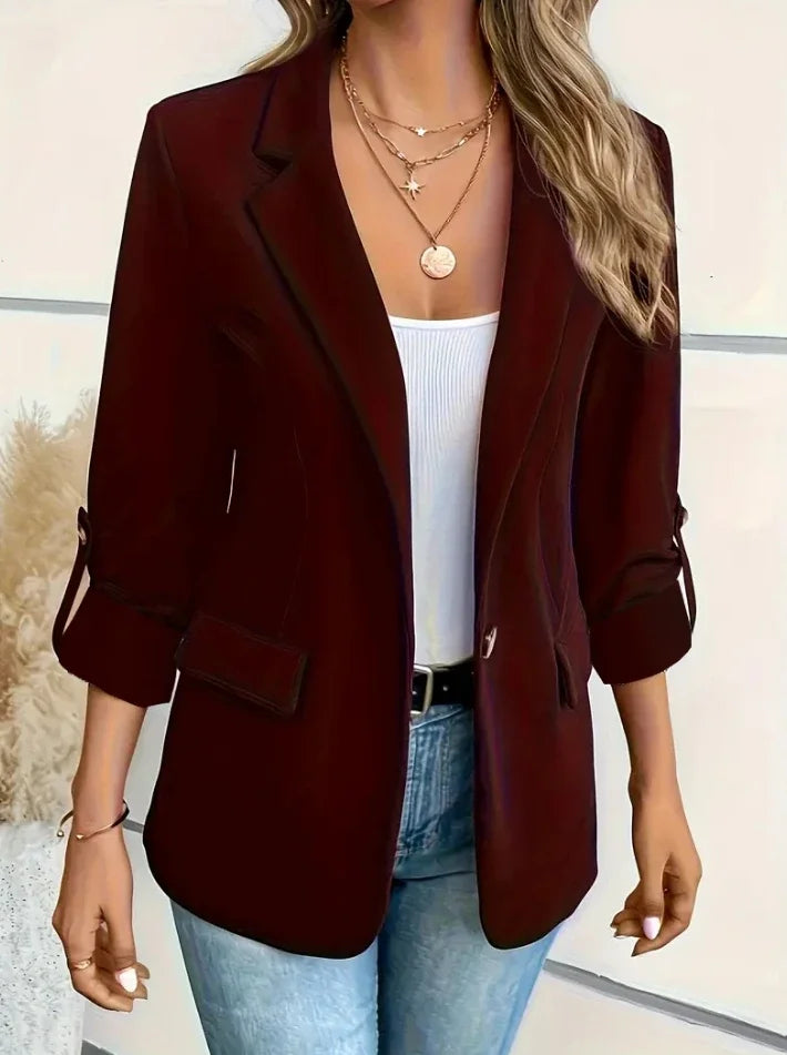 Celeste - Elegant Women's Long Sleeve Cardigan