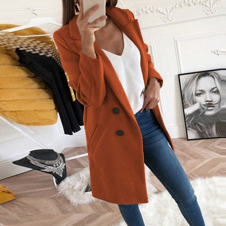 Chic Sienna - Classic tailored blazer coat for elegance