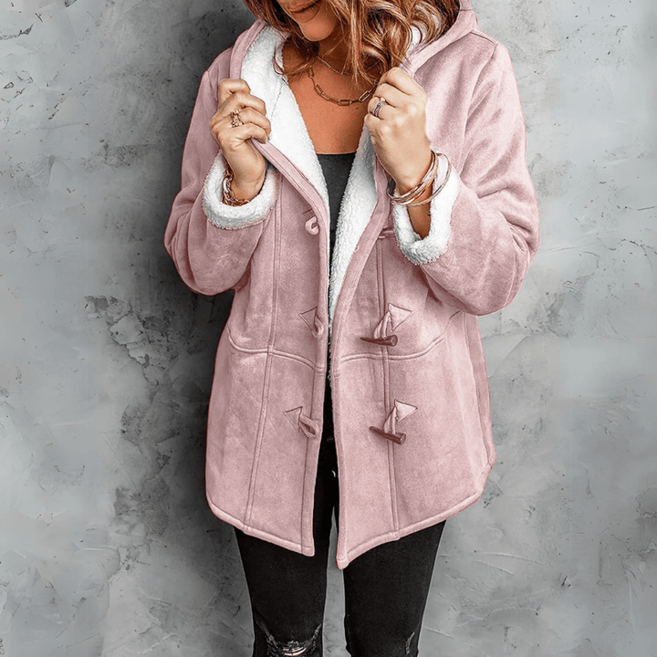 Claudine - Stylish plush hooded coat for ultimate comfort