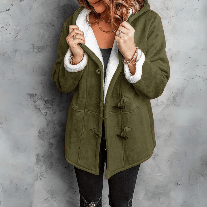 Claudine - Stylish plush hooded coat for ultimate comfort