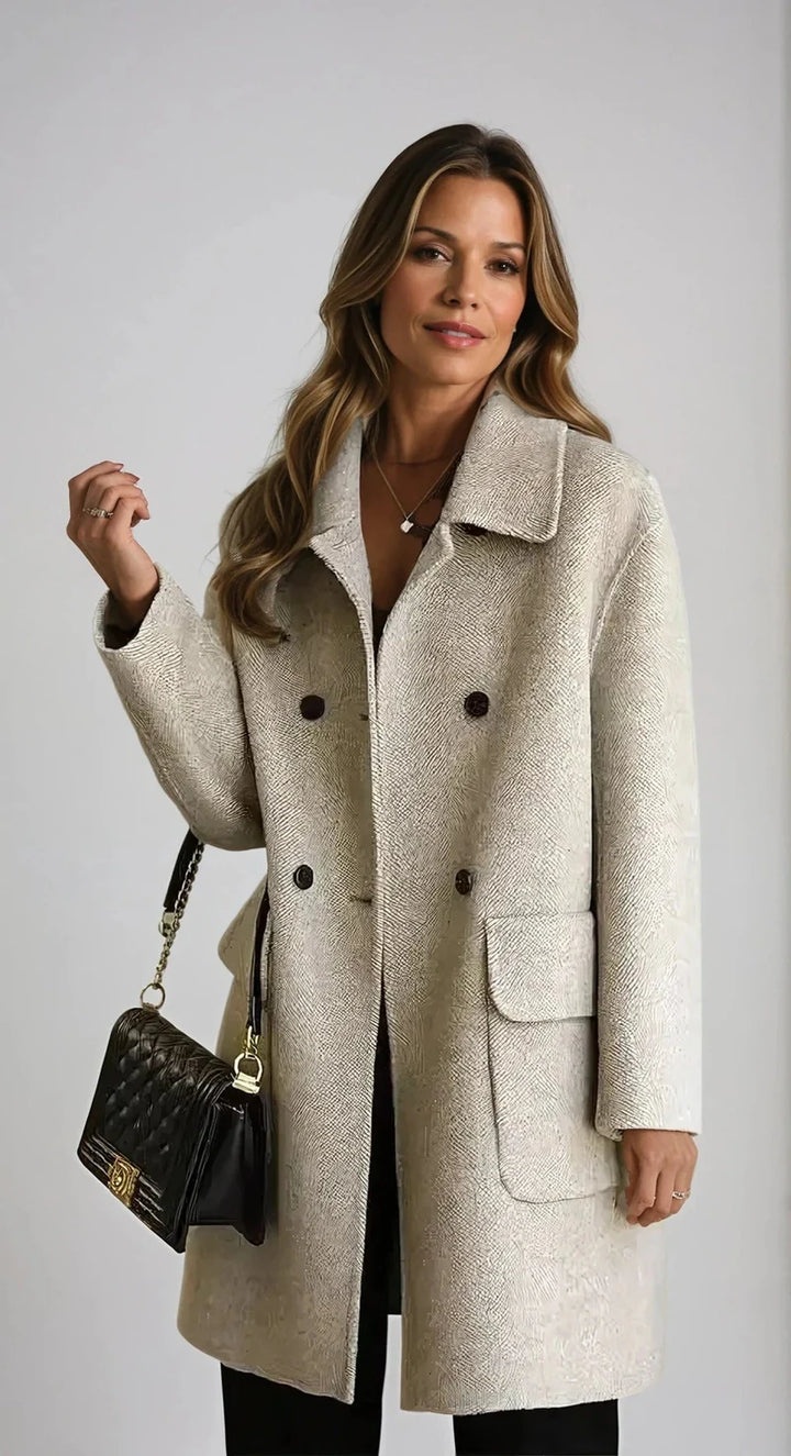 Elisa - Luxurious women's winter coat in cashmere