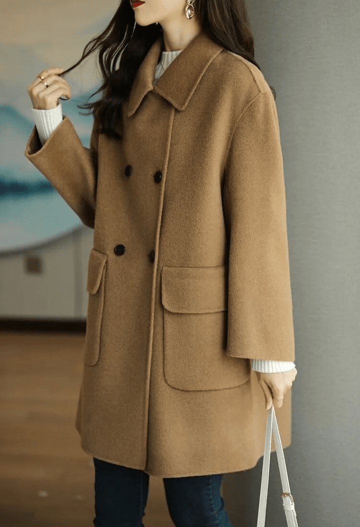 Elisa - Luxurious women's winter coat in cashmere
