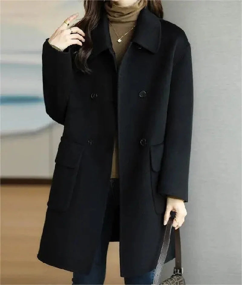 Elisa - Luxurious women's winter coat in cashmere