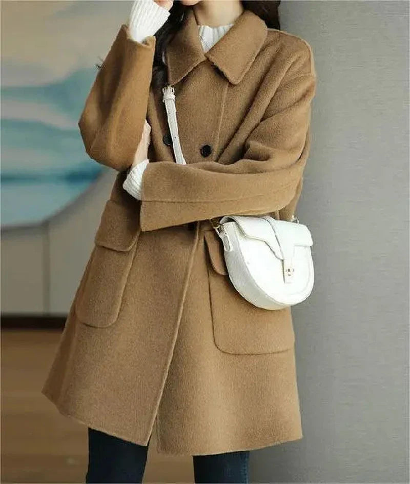 Elisa - Luxurious women's winter coat in cashmere