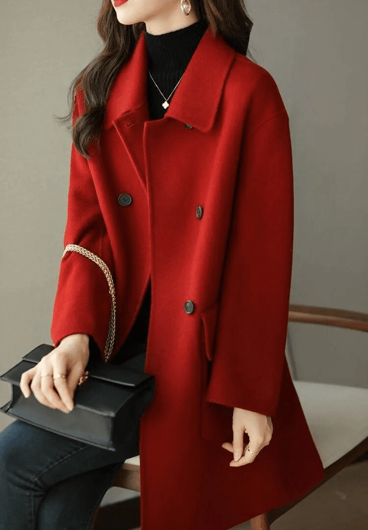 Elisa - Luxurious women's winter coat in cashmere