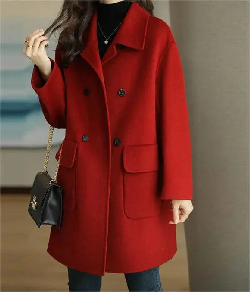 Elisa - Luxurious women's winter coat in cashmere