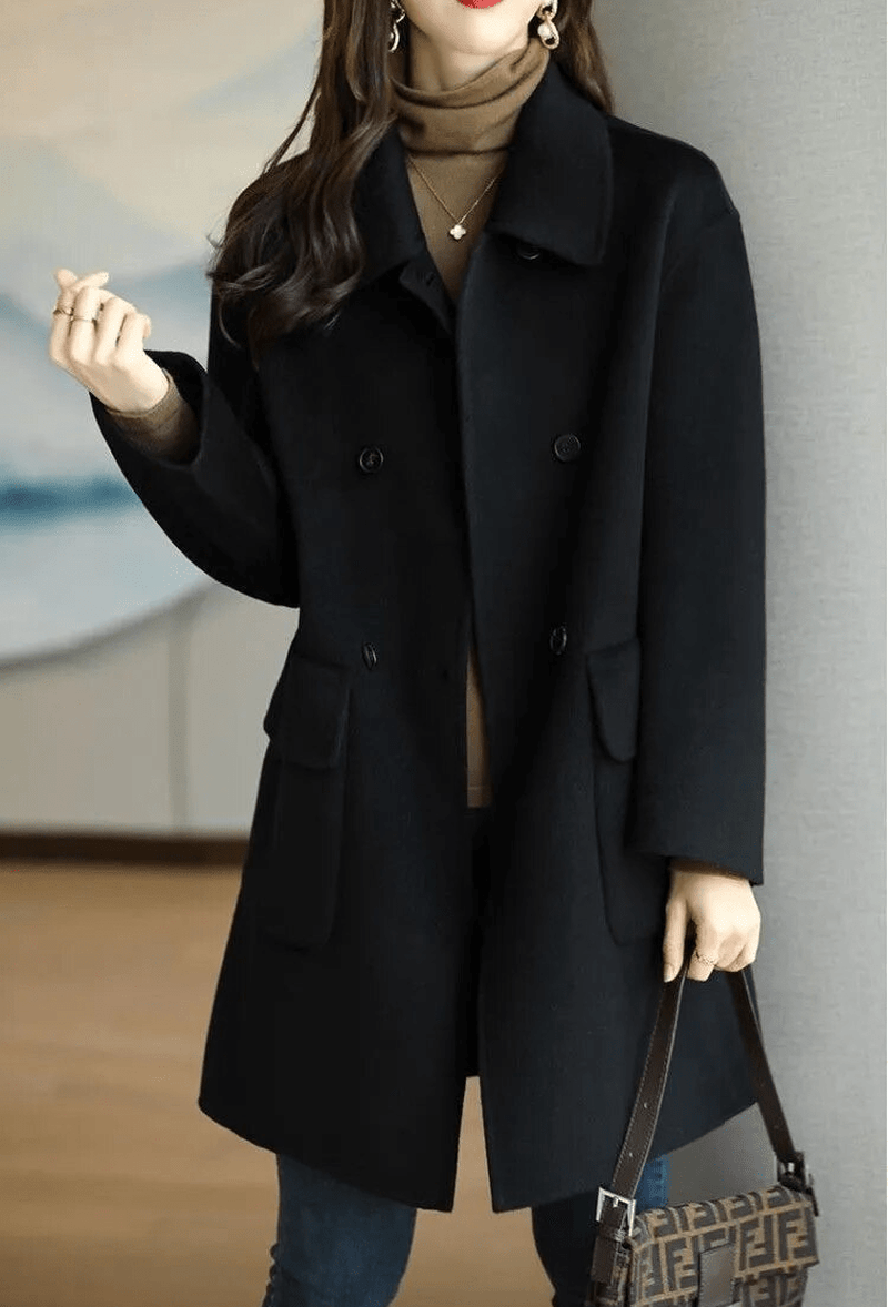 Elisa - Luxurious women's winter coat in cashmere