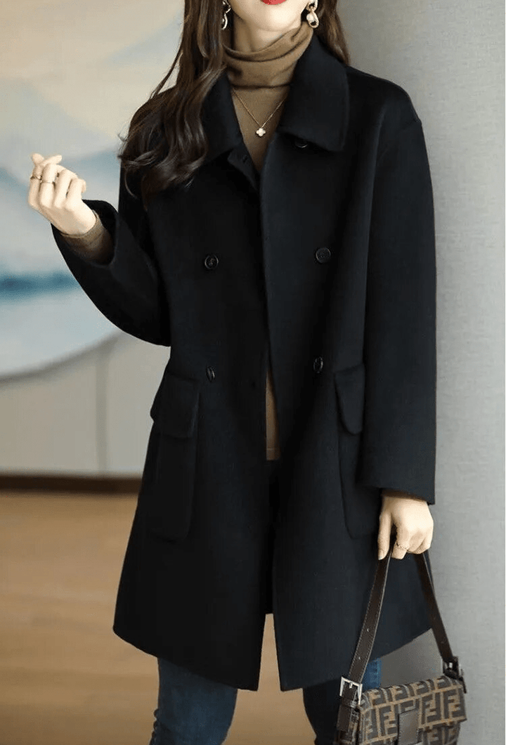 Elisa - Luxurious women's winter coat in cashmere
