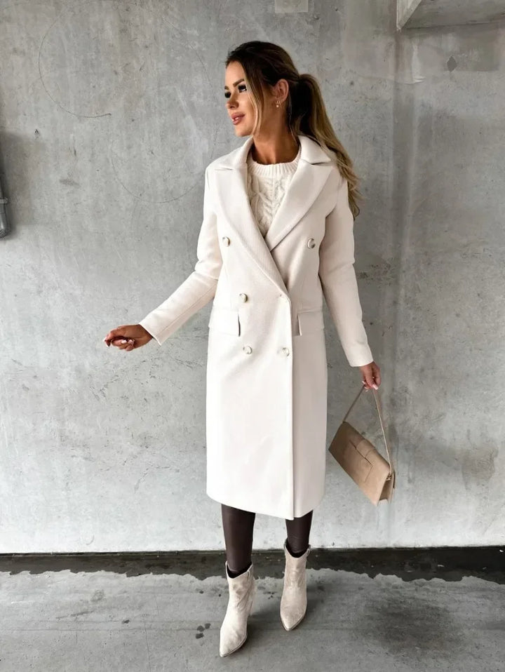 Isolde - Stylish Women's Long Sleeve Coat