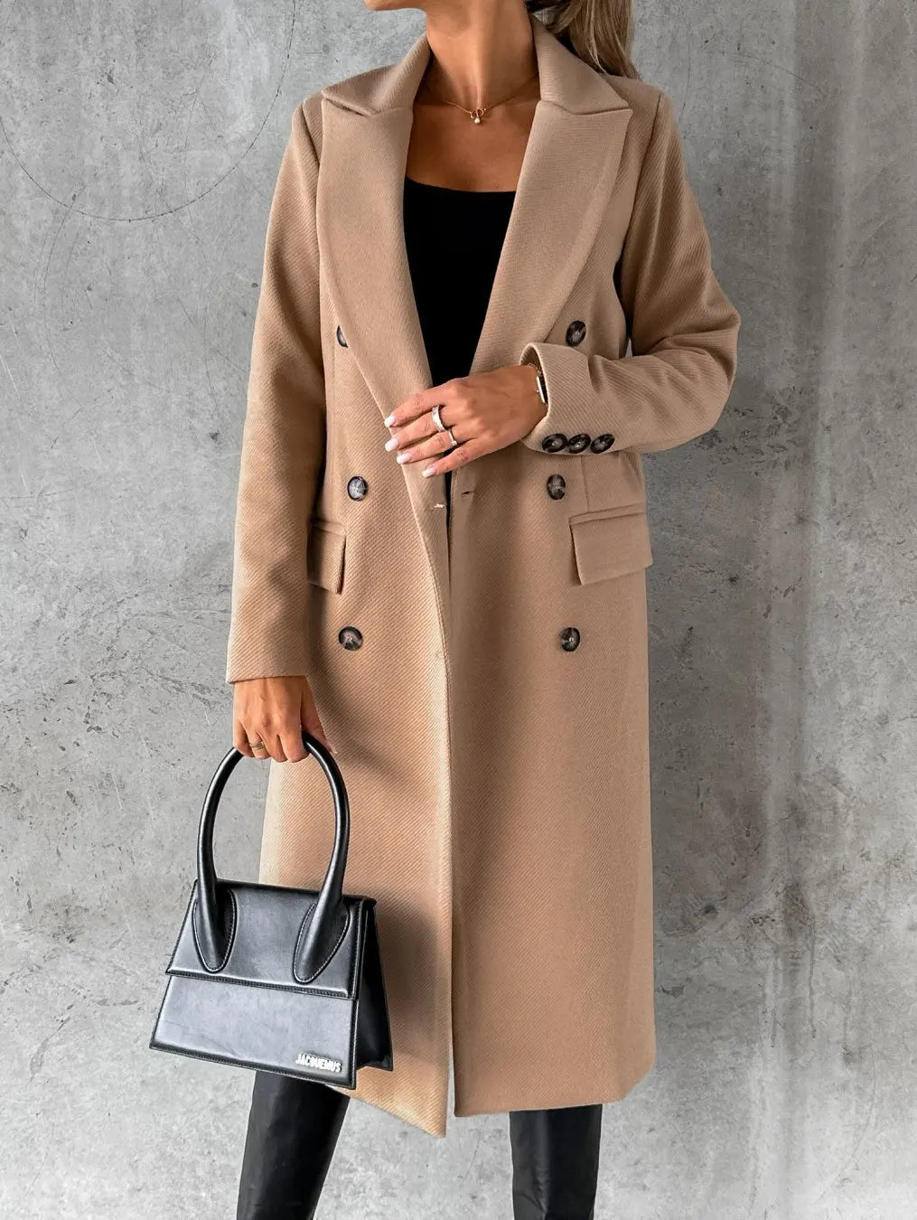Isolde - Stylish Women's Long Sleeve Coat