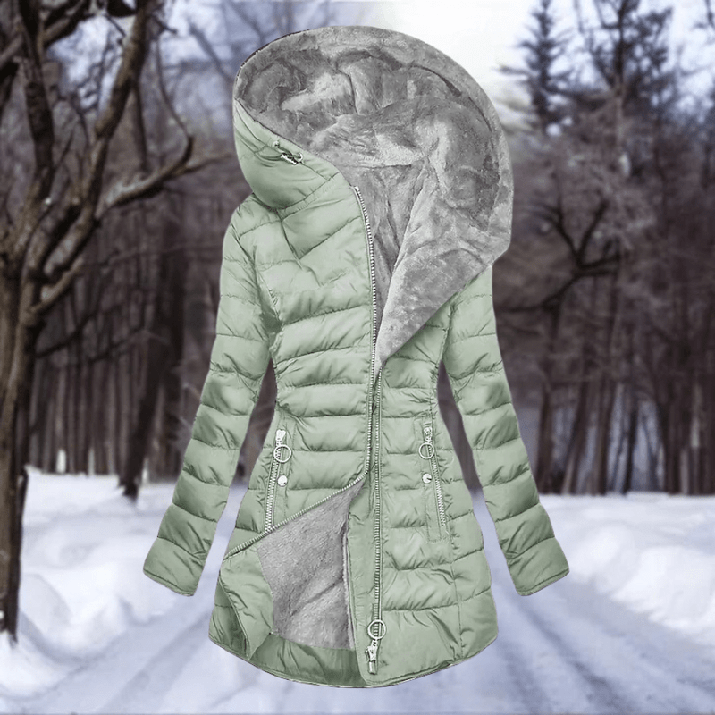 Senna - Elegant plush coat for winter warmth