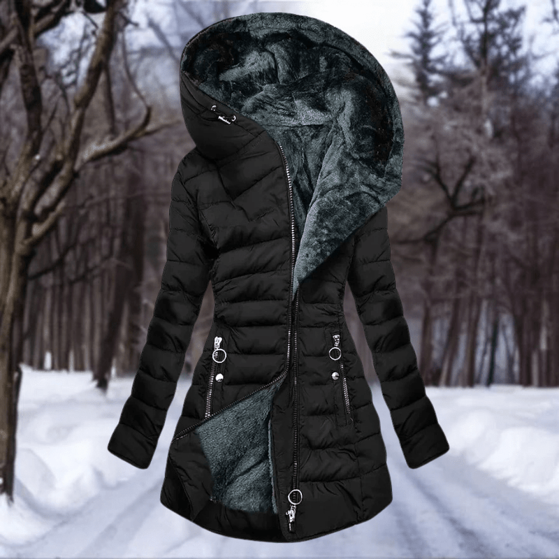 Senna - Elegant plush coat for winter warmth