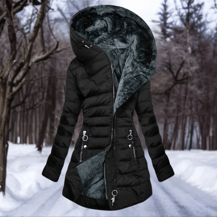Senna - Elegant plush coat for winter warmth