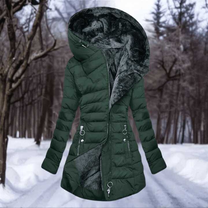 Senna - Elegant plush coat for winter warmth