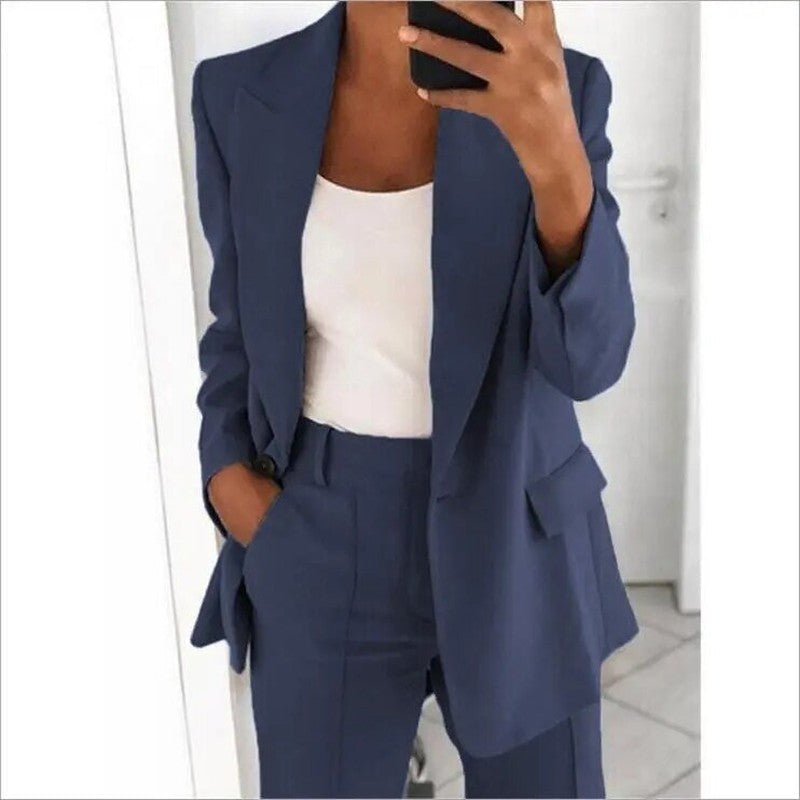 Lauren - Elegant blazer set with tailored fit and versatility