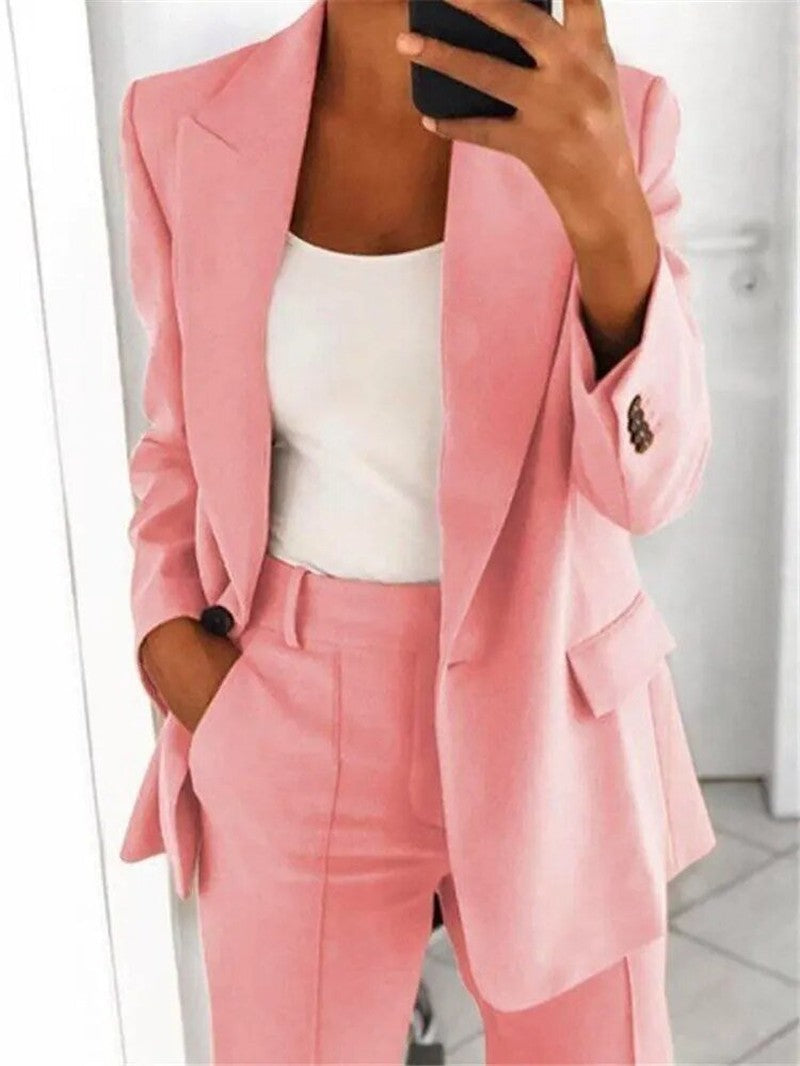 Lauren - Elegant blazer set with tailored fit and versatility