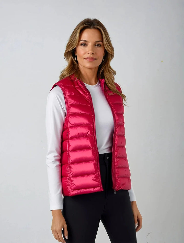 Lydia - Stylish elegant bodywarmer for cozy layering