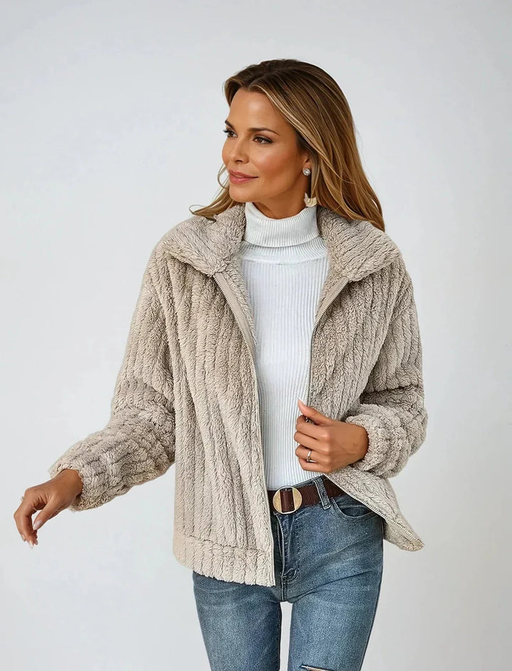 Maya - Casual cardigan with elegant shawl collar