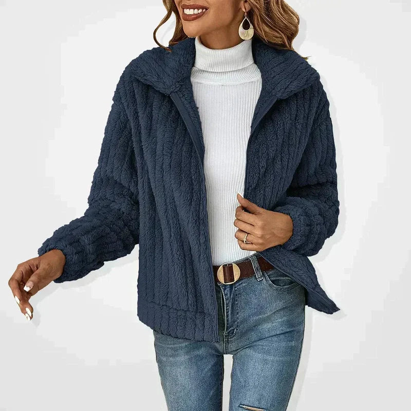 Maya - Casual cardigan with elegant shawl collar