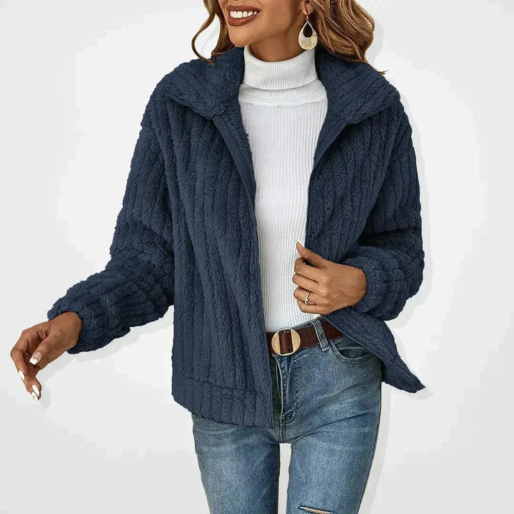 Maya - Casual cardigan with elegant shawl collar