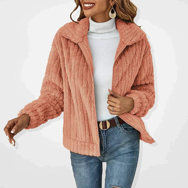 Maya - Casual cardigan with elegant shawl collar