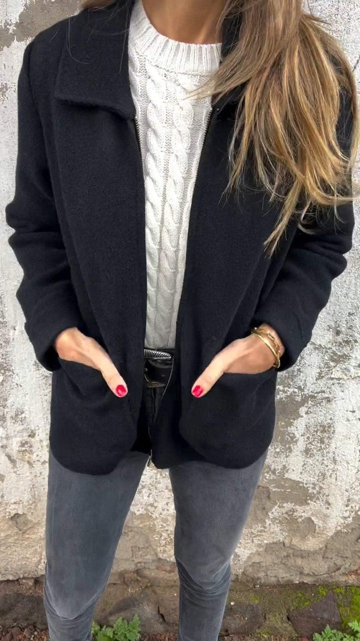 Maya - Elegant wool cardigan jacket for stylish comfort