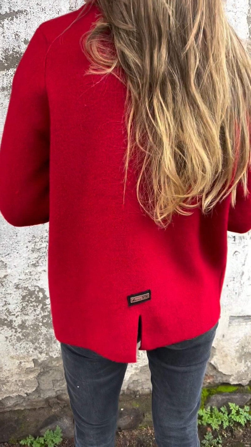 Maya - Elegant wool cardigan jacket for stylish comfort