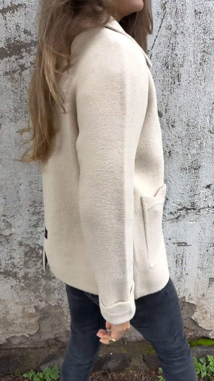 Maya - Elegant wool cardigan jacket for stylish comfort