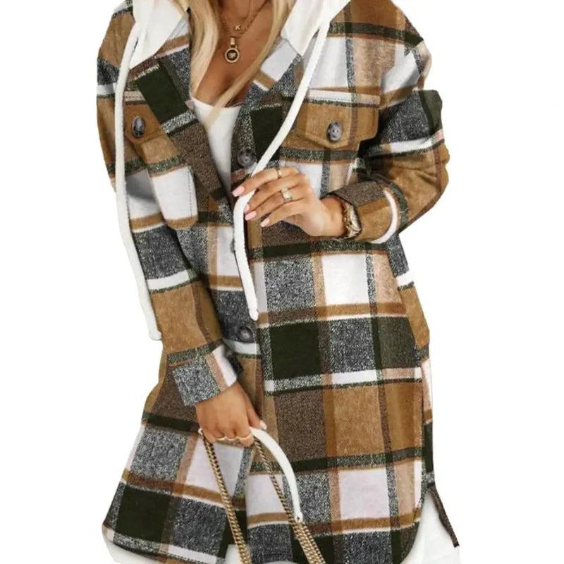 Nicole - Elegant cardigan vest for autumn with hooded design