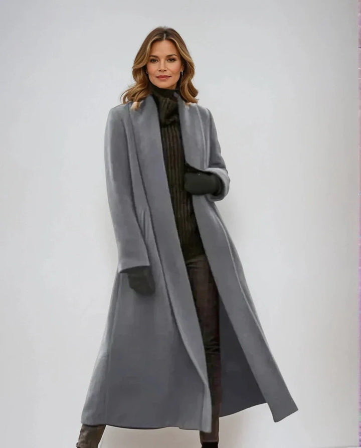 Ophelia - Long and timeless wool coat for elegant style